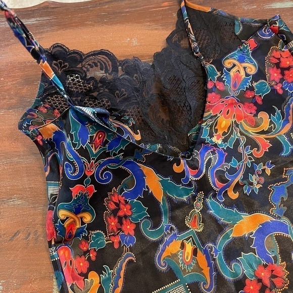 Vintage Golden Label Victoria's Secret CAMISOLE SET Robe and Camisole Sz Large - Picture 8 of 12